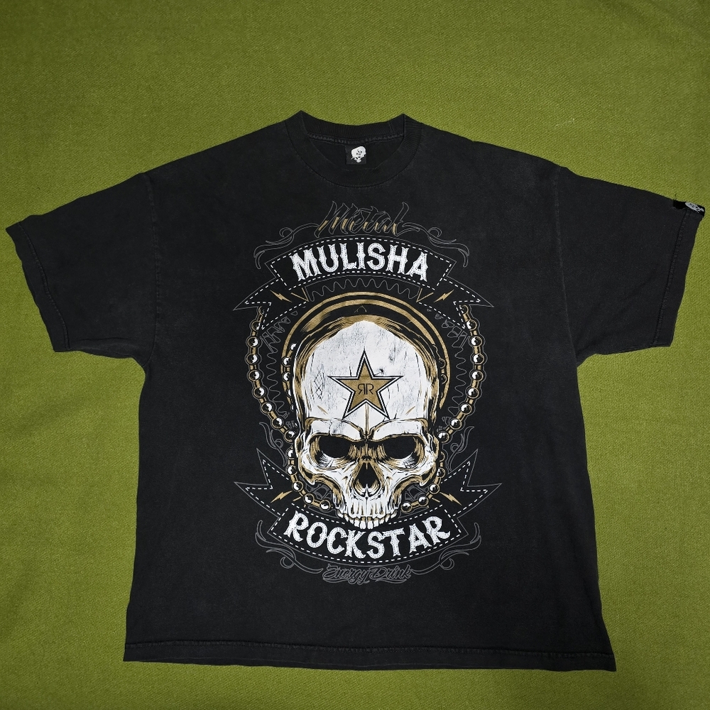 Y2K Metal Mulisha Rockstar Black T-Shirt